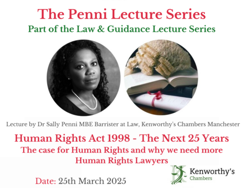 25th March – The Penni Lecture Series: Human Rights Act 1998 – The Next 25 Years